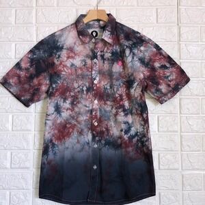 Standards tie dye button down shirt‎
